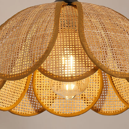 Bloom Rattan Wall Lamp