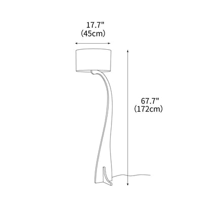 Bow Curve Floor Lamp