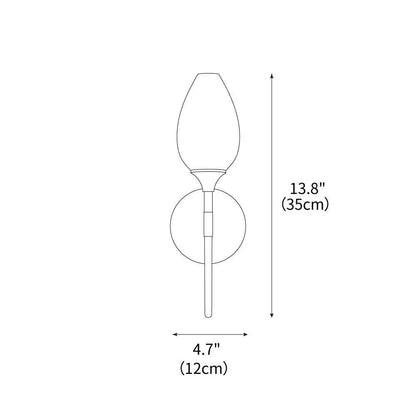 Brass Blossom Wall Light