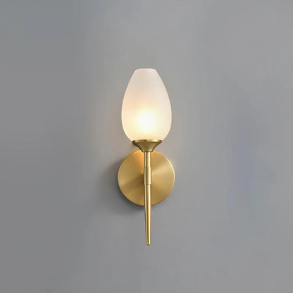 Brass Blossom Wall Light