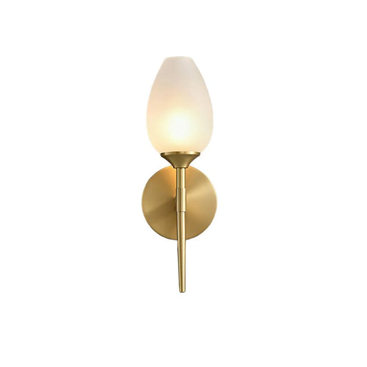 Brass Blossom Wall Light