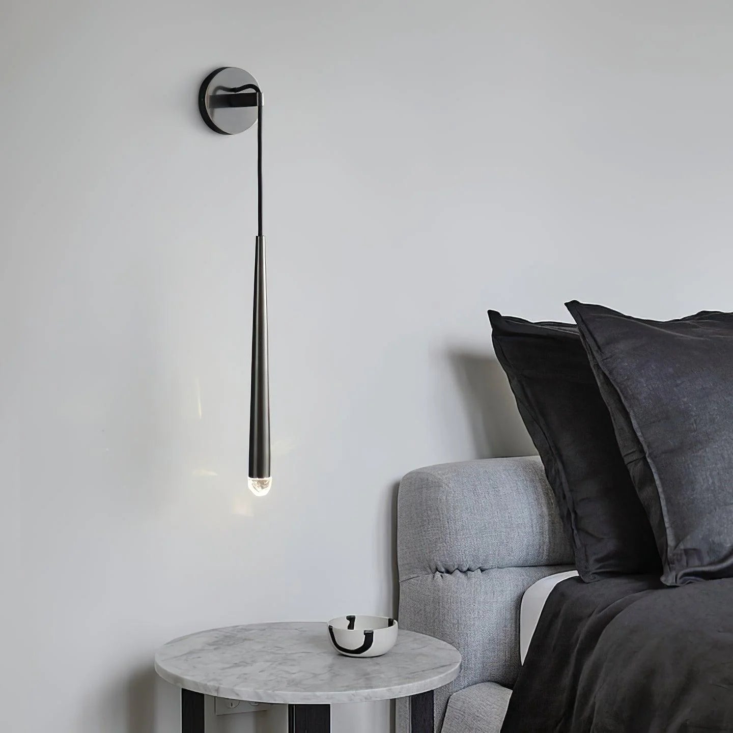 Brass Cone Wall Lamp