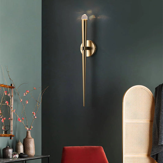 Brass Cone Sconce