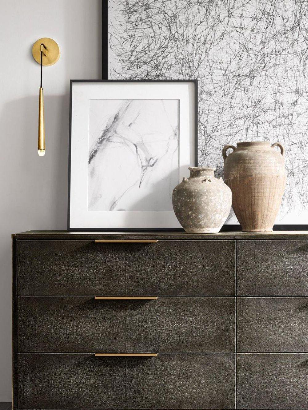 Brass Cone Wall Lamp