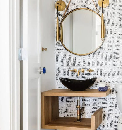 Brass Cone Wall Lamp