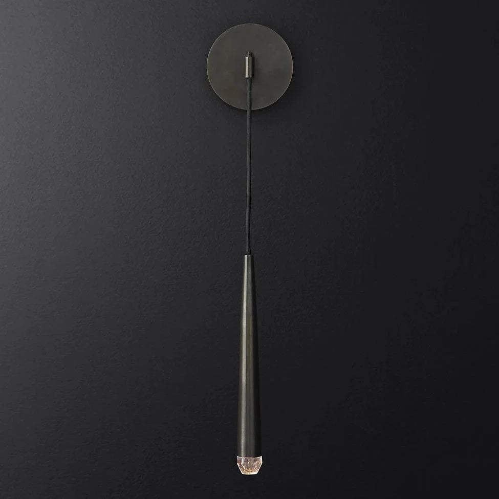 Brass Cone Wall Lamp