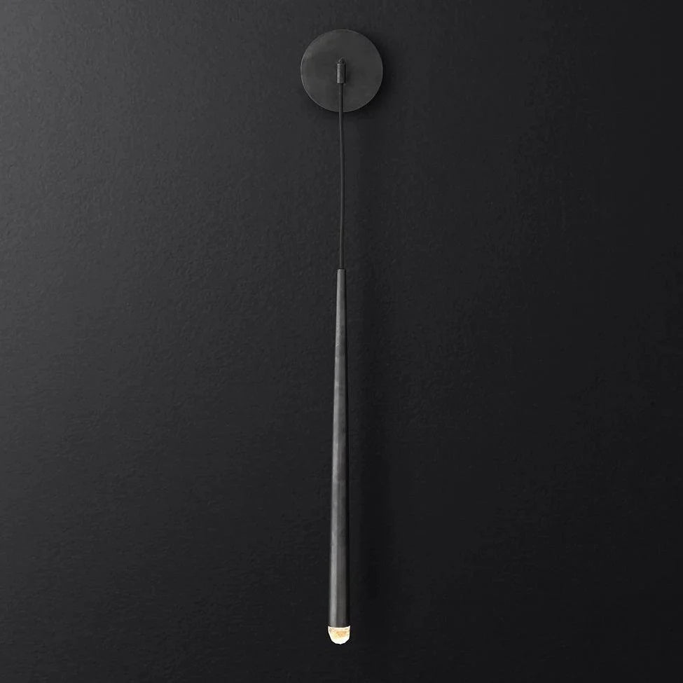 Brass Cone Wall Lamp