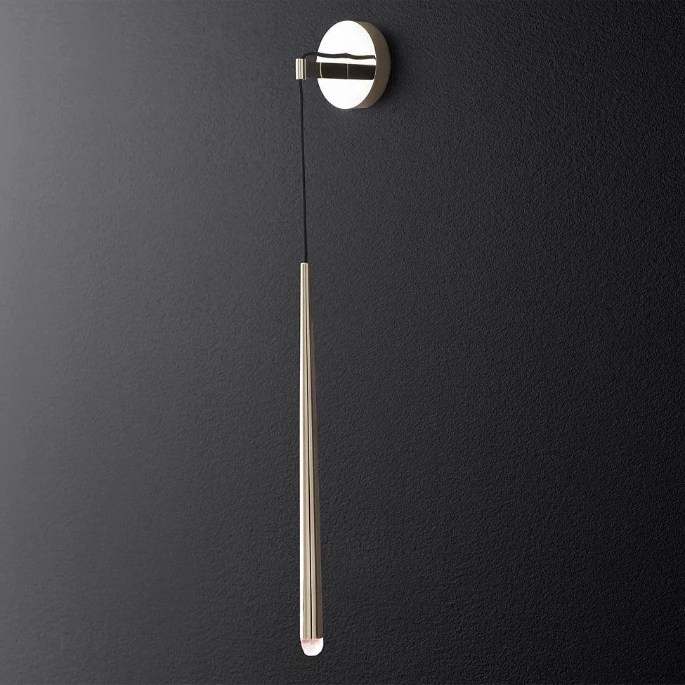 Brass Cone Wall Lamp