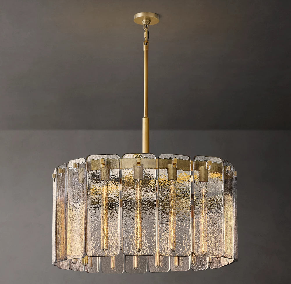 Calamette Glass Round Chandelier