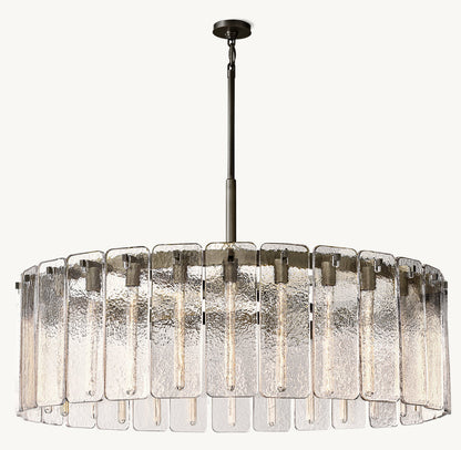 Calamette Glass Round Chandelier