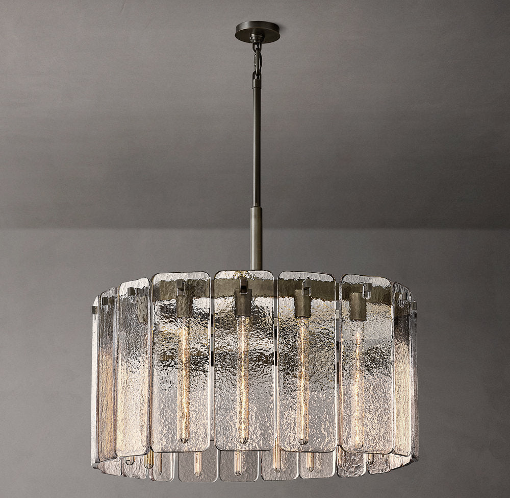Calamette Glass Round Chandelier