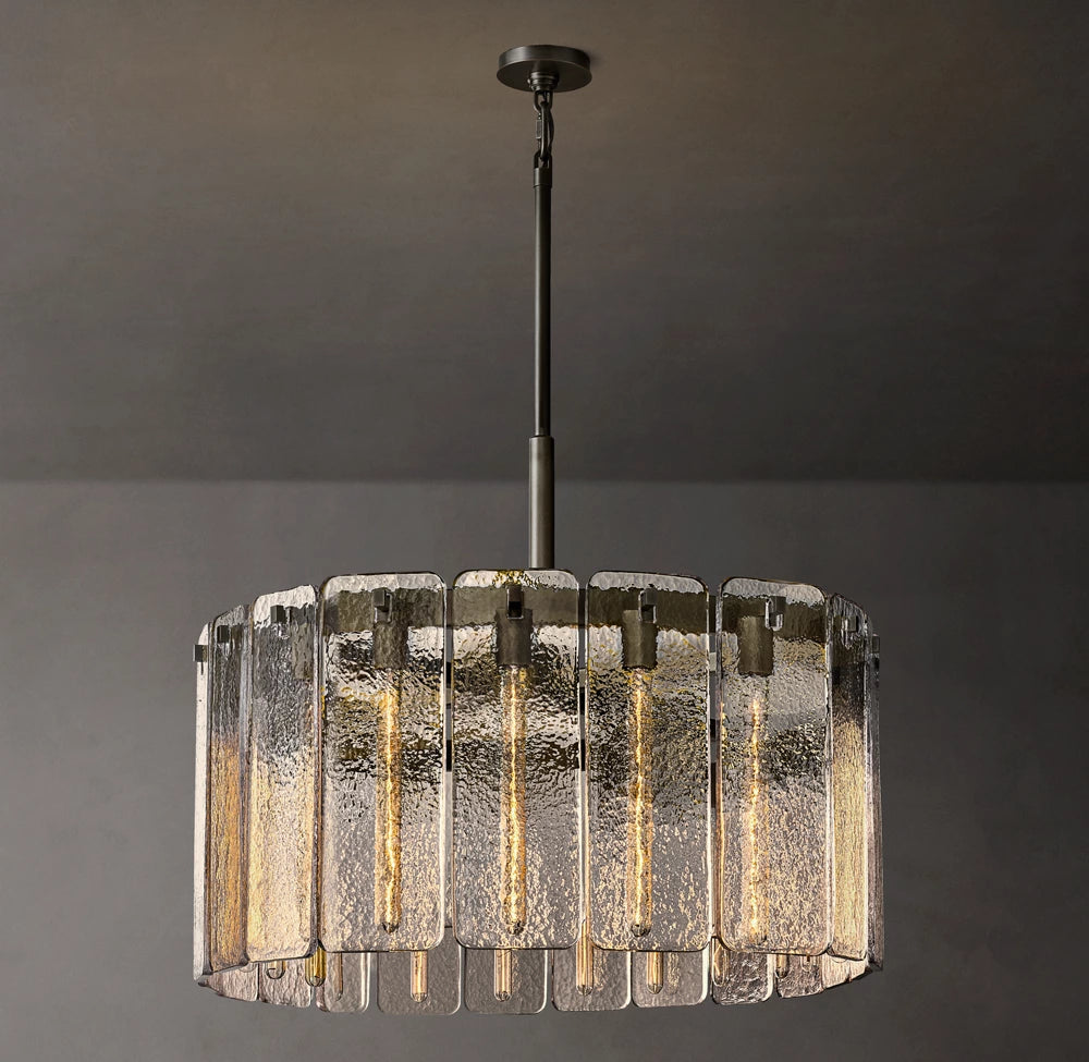 Calamette Glass Round Chandelier
