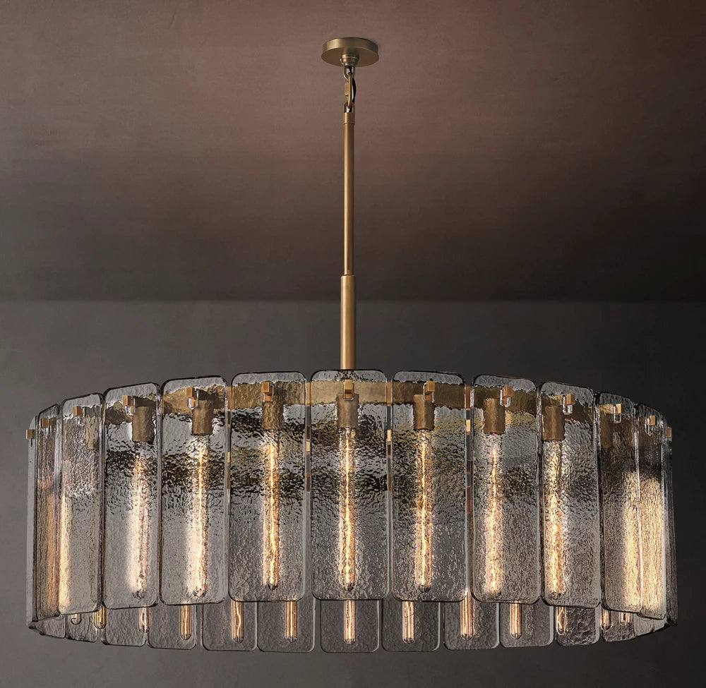 Calamette Glass Round Chandelier