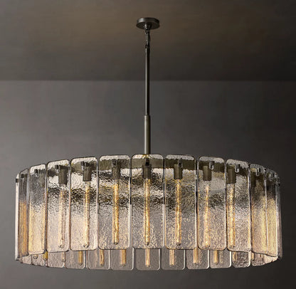 Calamette Glass Round Chandelier