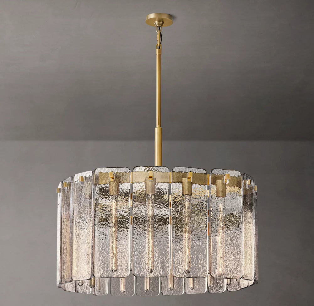 Calamette Glass Round Chandelier