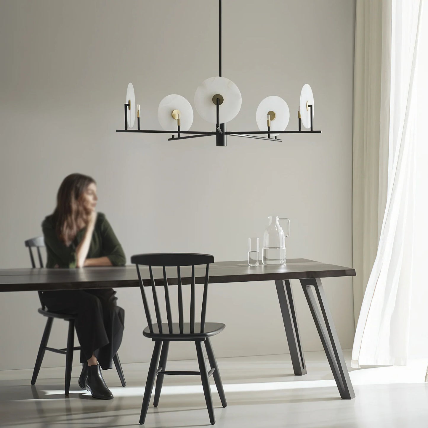 Callisto Alabaster Chandelier