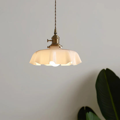 French Flower Pendant Swag Light