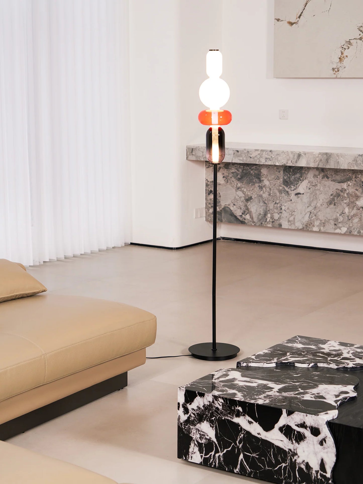 Candied Glass Floor Light
