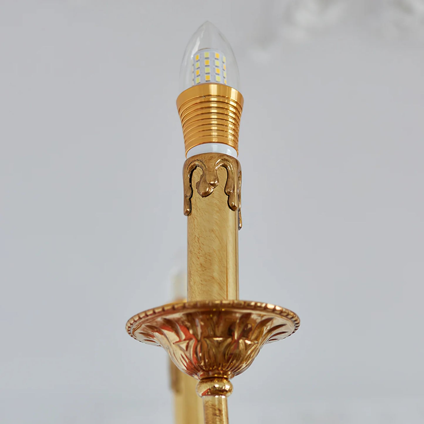 Candle Brass Chandelier