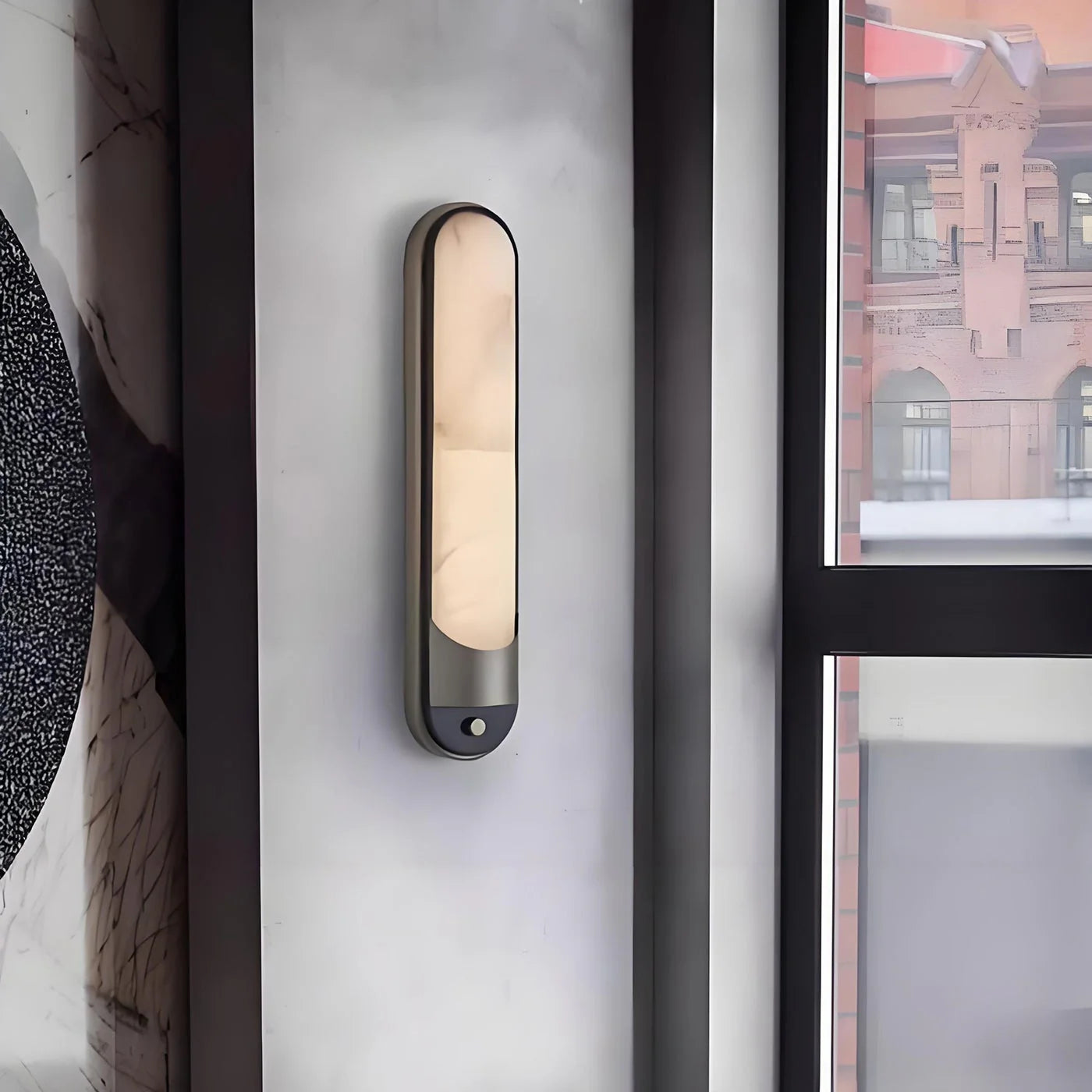 Capsule Alabaster Wall Light