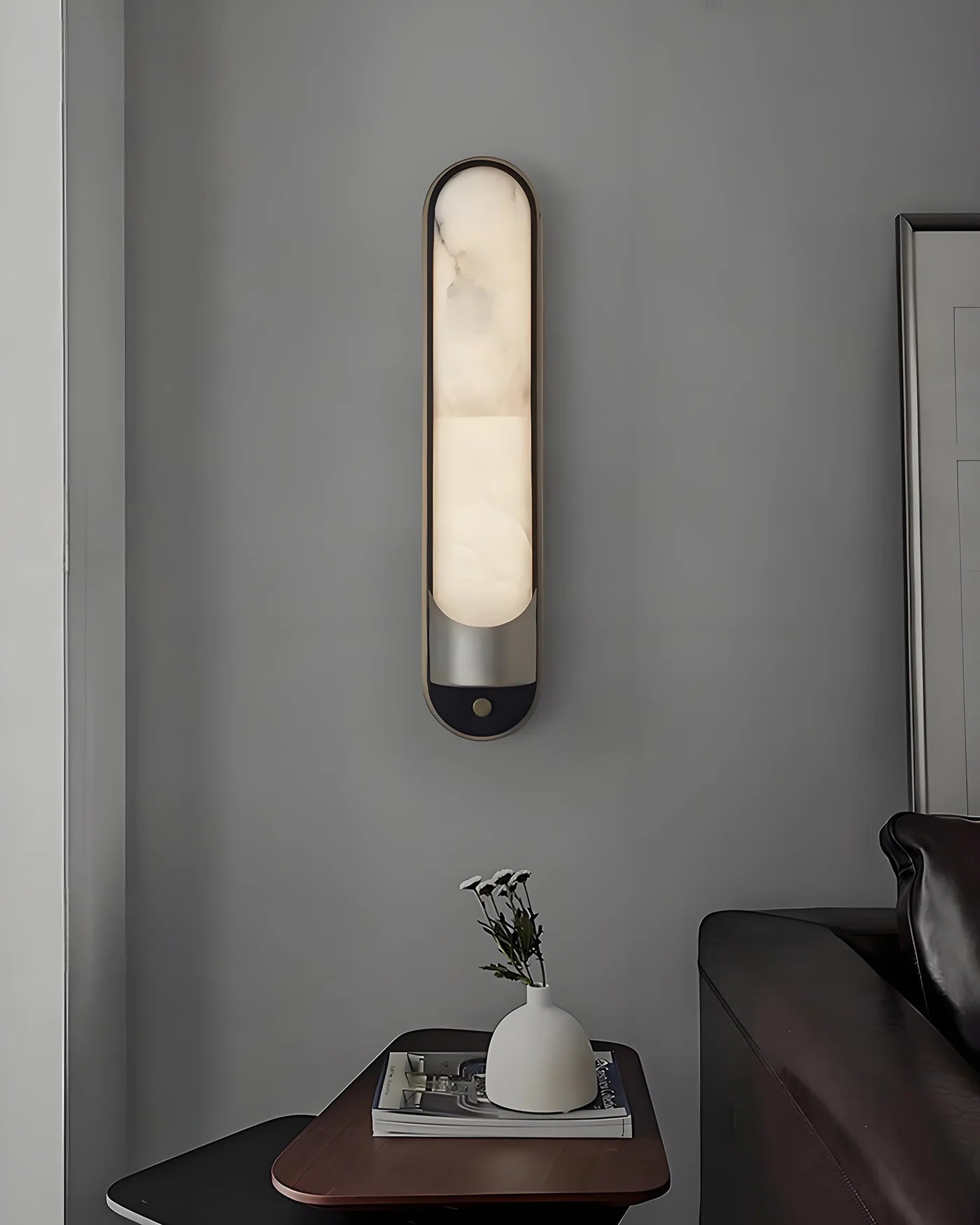 Capsule Alabaster Wall Light