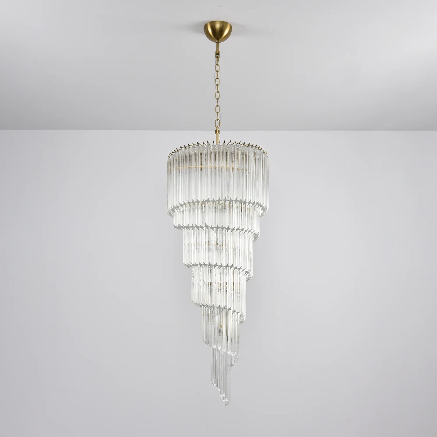 Cascada Spiral Clear Chandelier