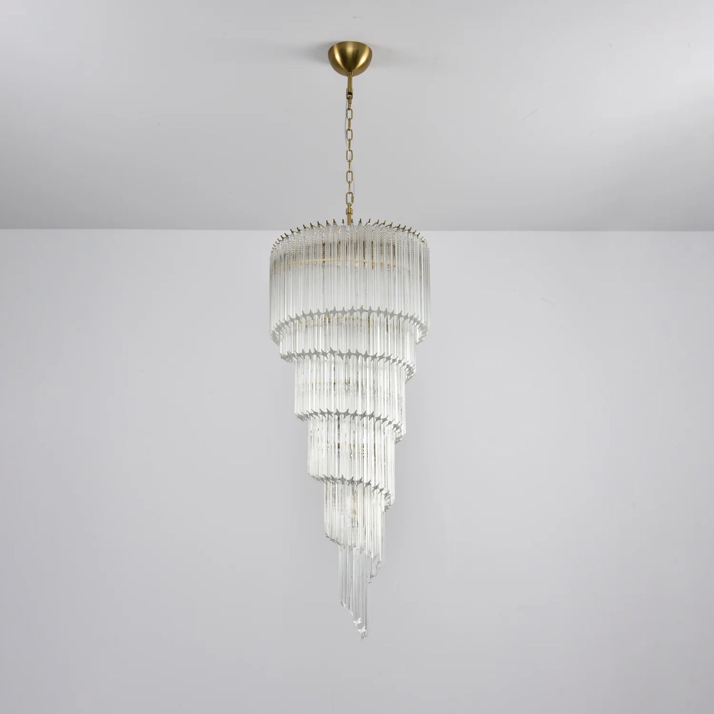 Cascada Spiral Clear Chandelier