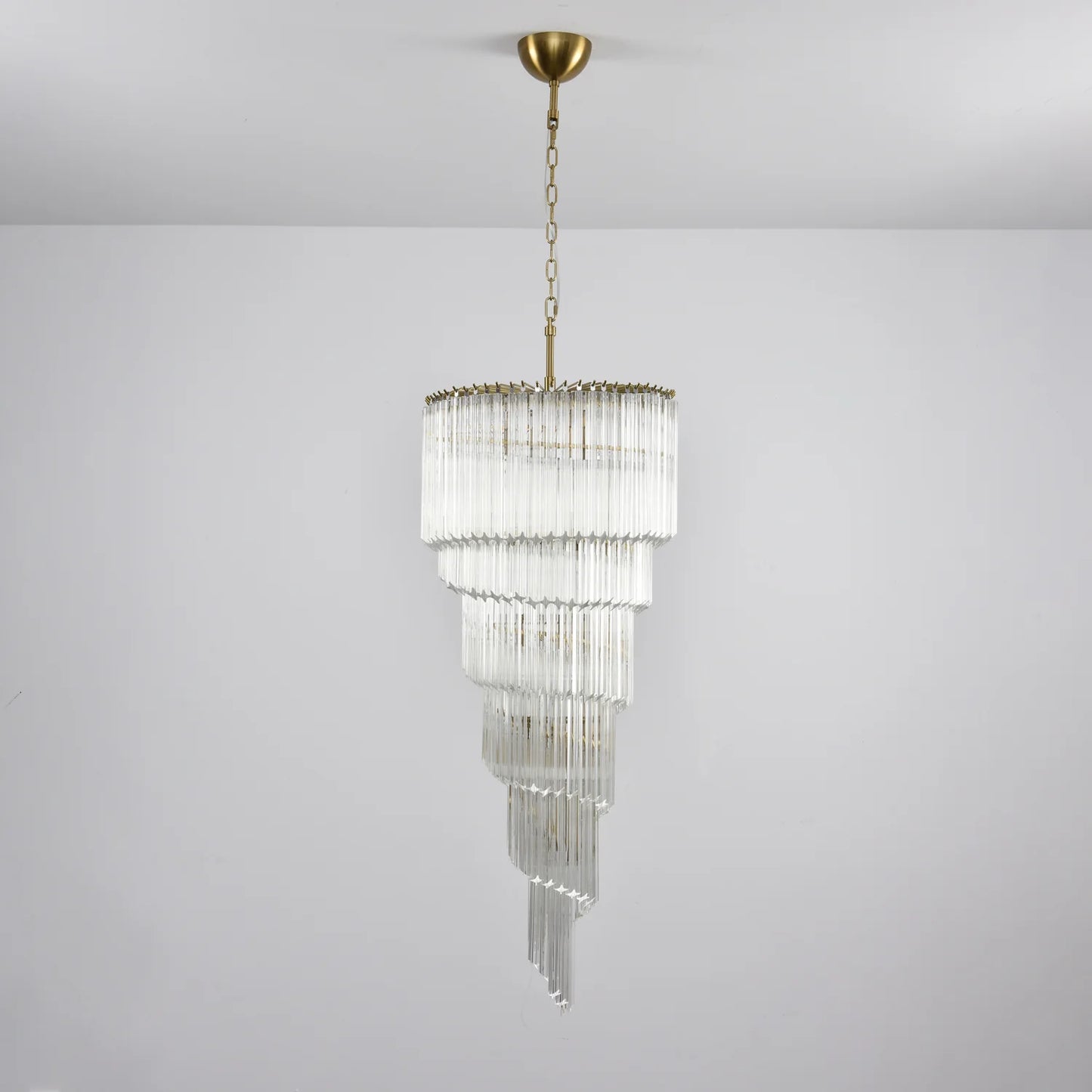 Cascada Spiral Clear Chandelier