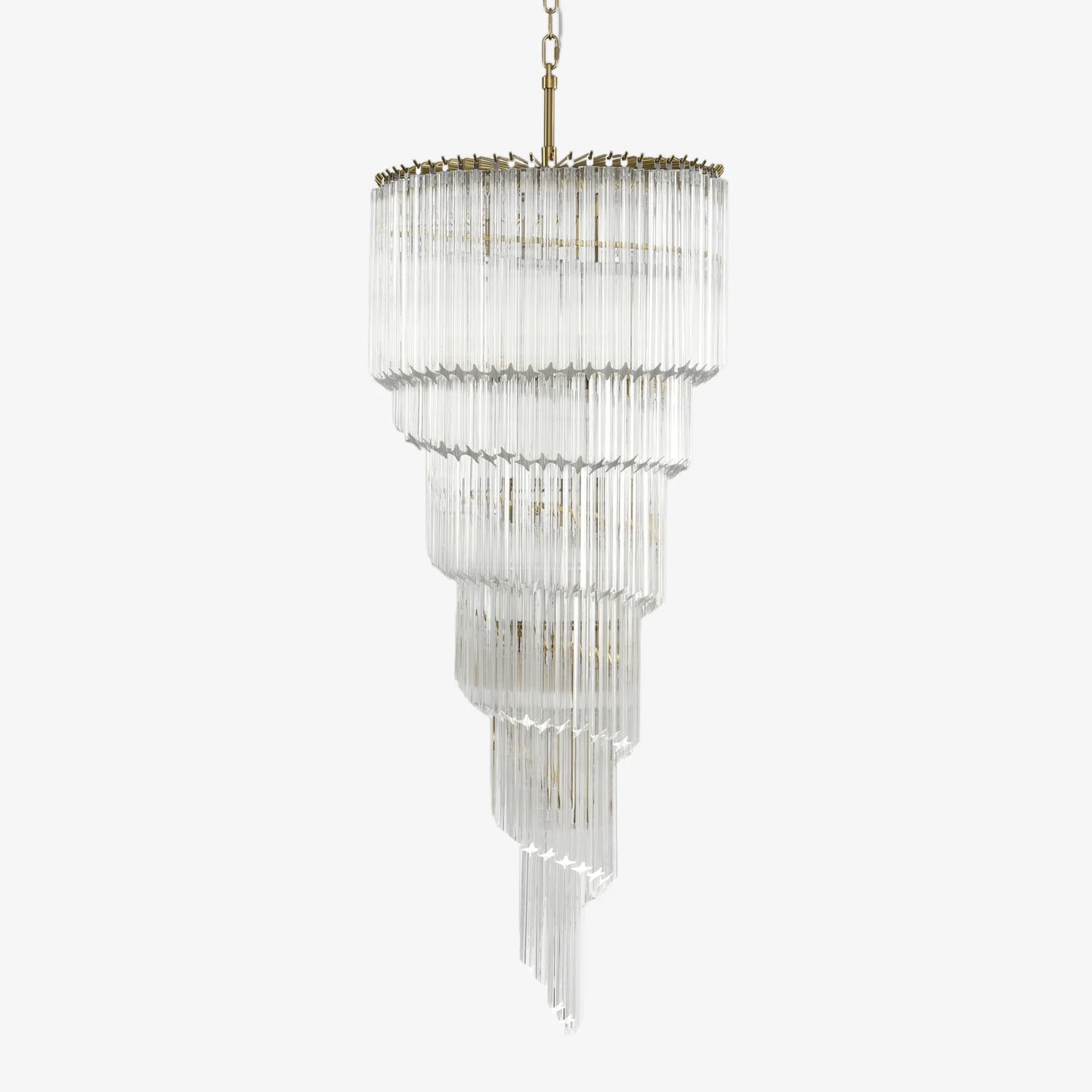 Cascada Spiral Clear Chandelier
