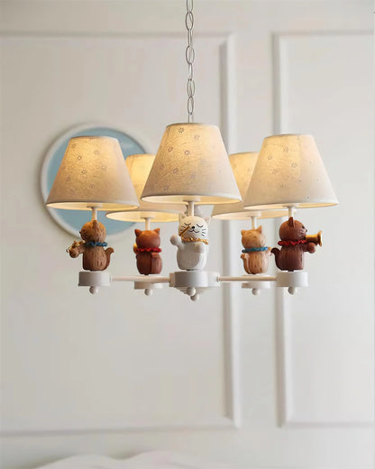 Cat Symphony Chandelier