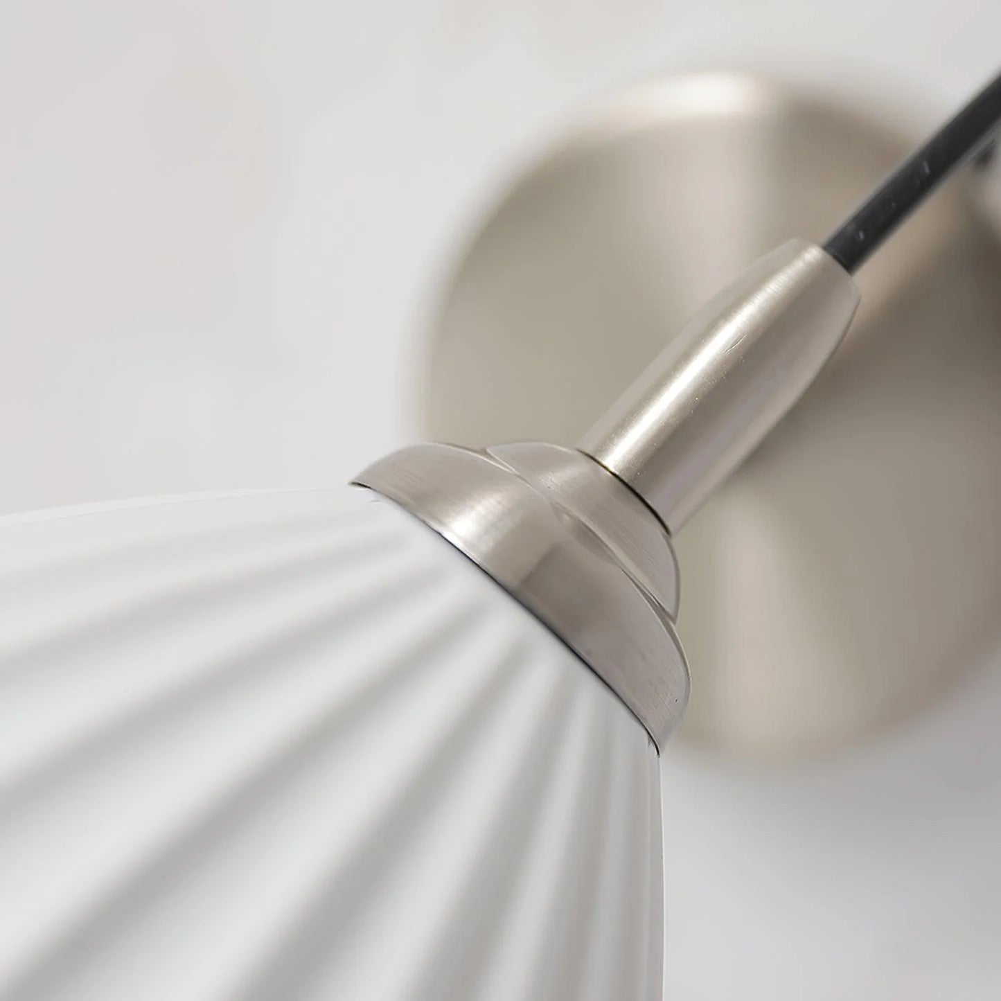 Ceramic Ribbed Wall Light