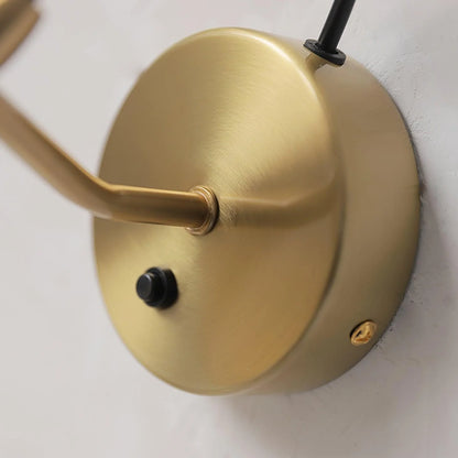 Ceramic Ribbed Wall Light