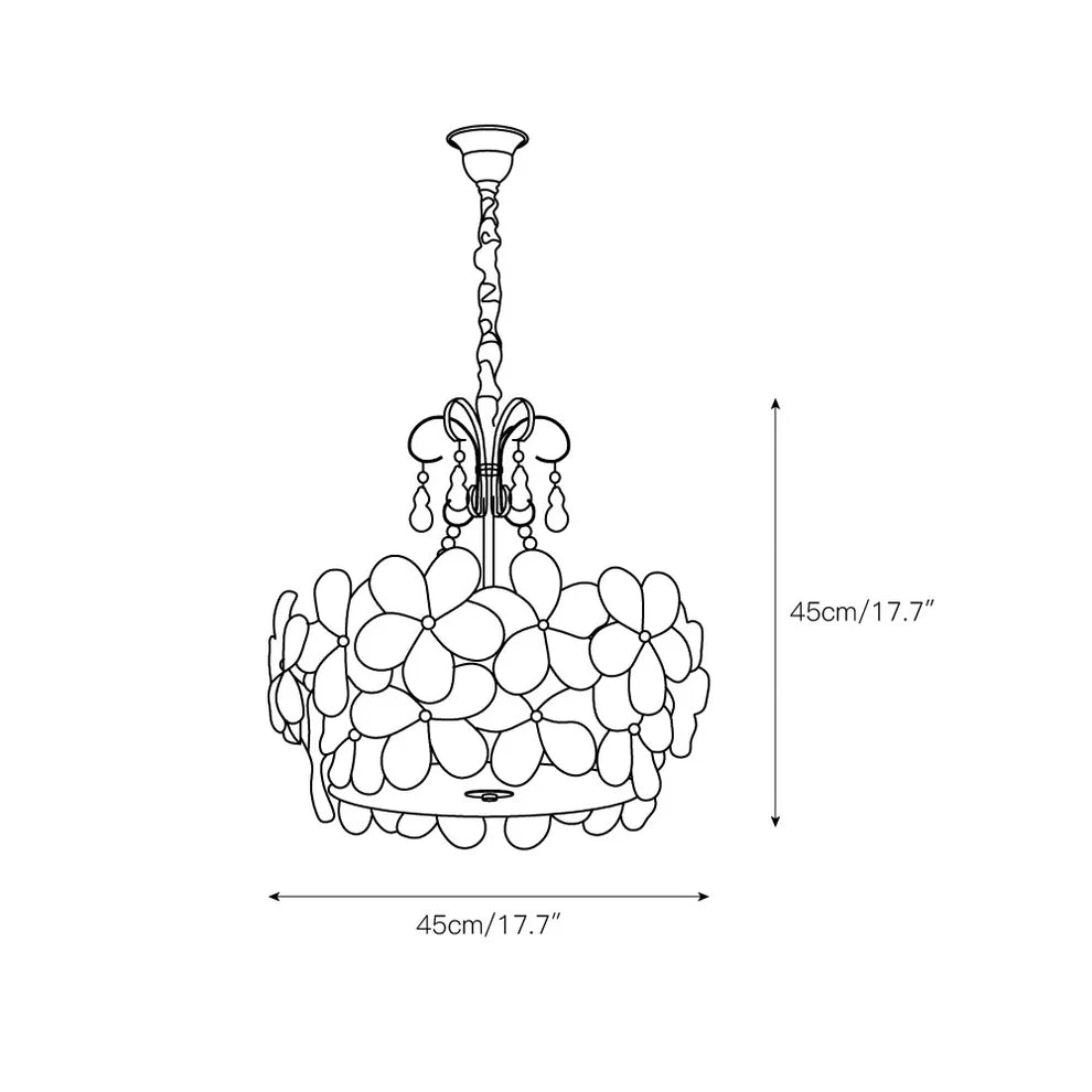 Charlotte Chandelier - Hanging Chain
