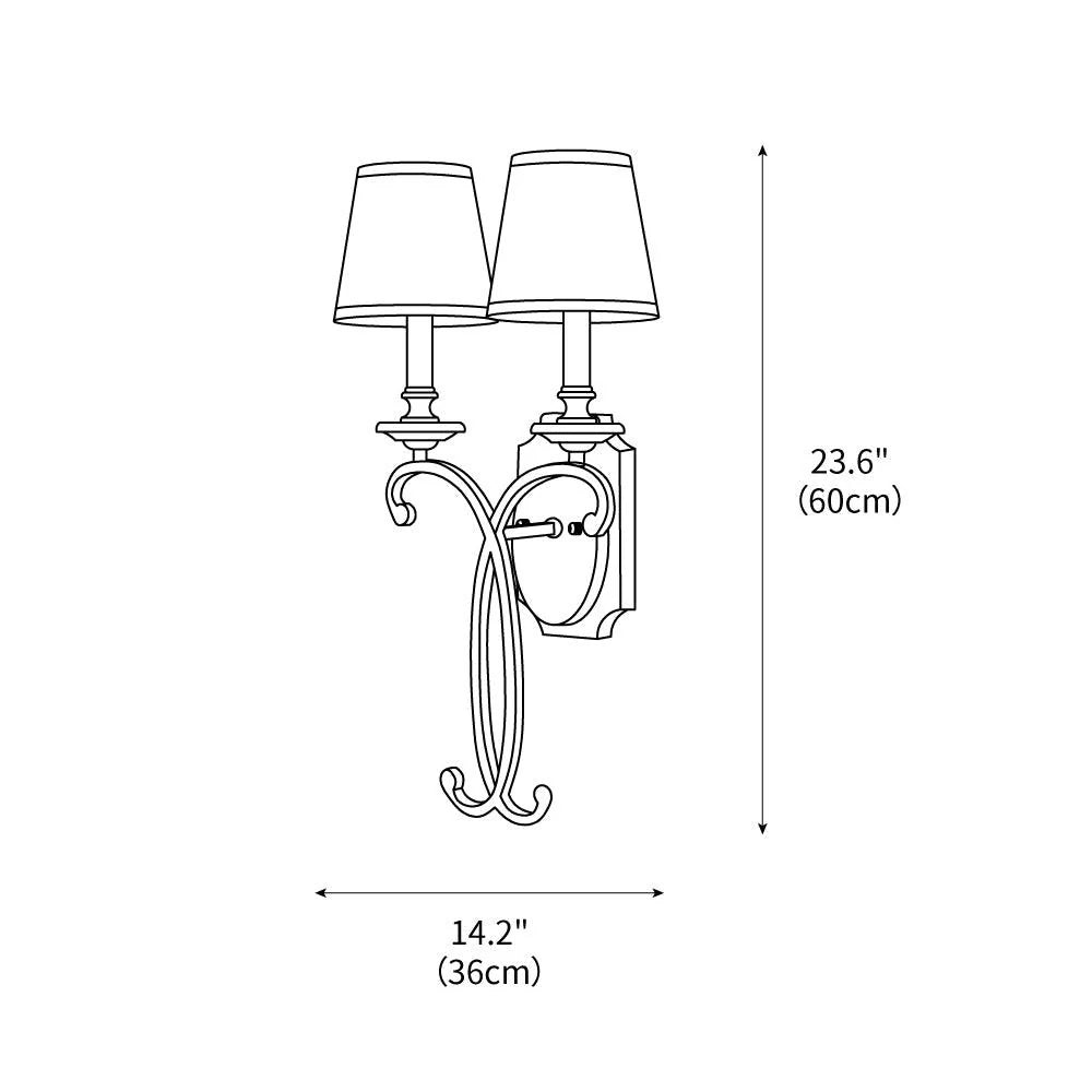 Coby Candle Wall Light