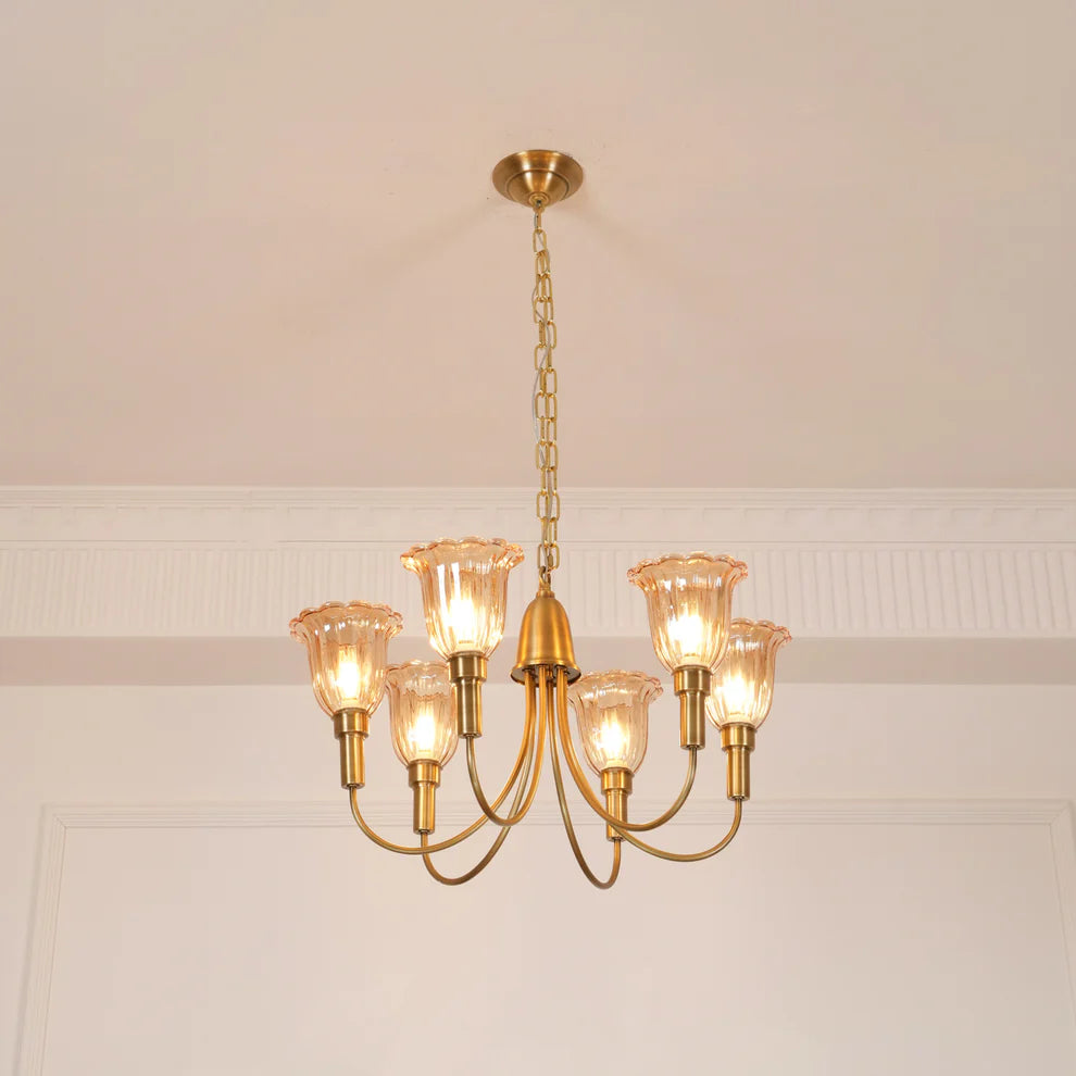Columbia Brass Chandelier
