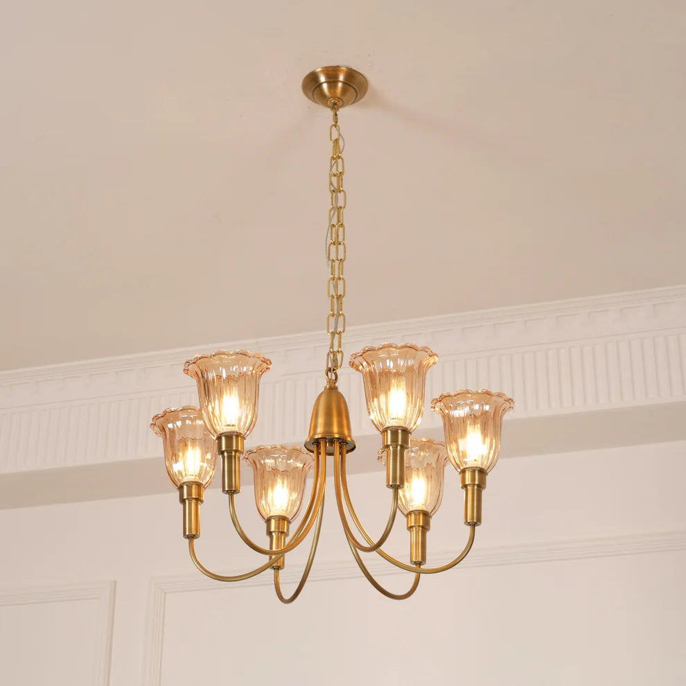 Columbia Brass Chandelier