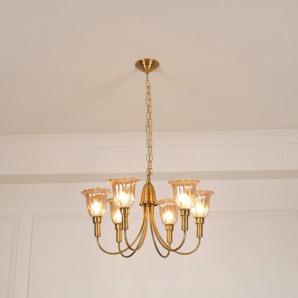Columbia Brass Chandelier