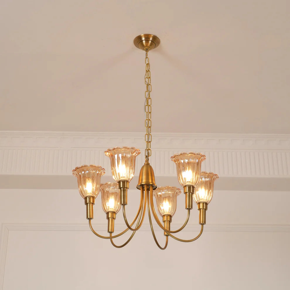 Columbia Brass Chandelier