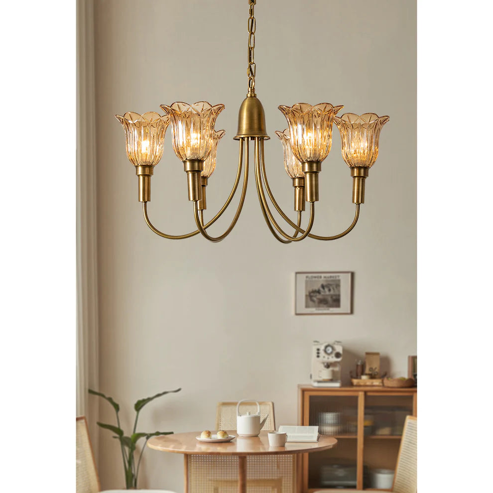 Columbia Brass Chandelier