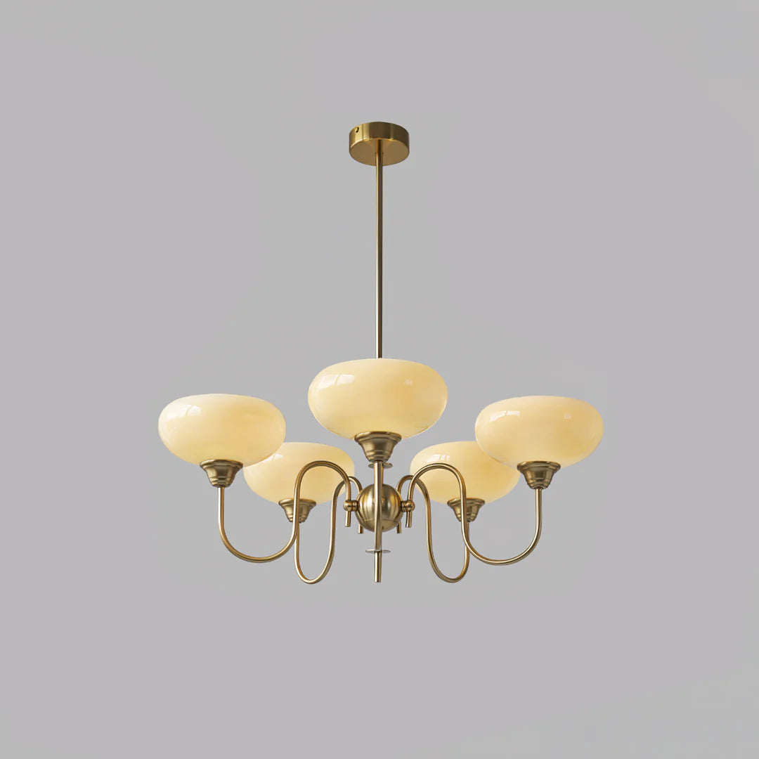 Creamy Persimmon Chandelier