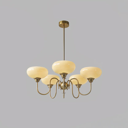 Creamy Persimmon Chandelier
