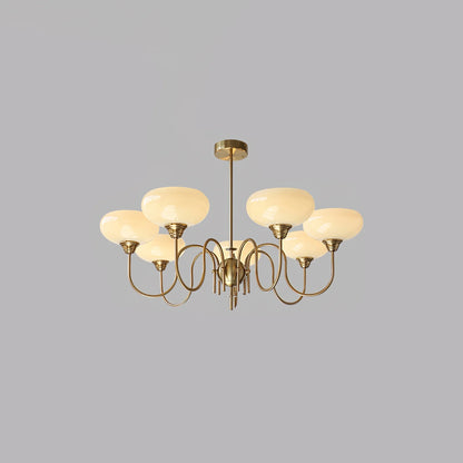 Creamy Persimmon Chandelier