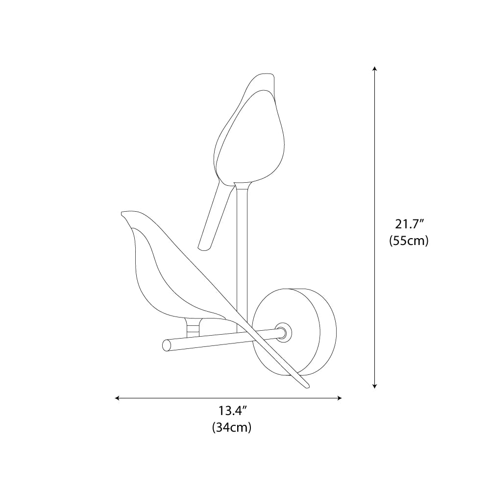 Creativity Bird Wall Lamp
