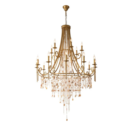 Crystal Cascade Chandelier