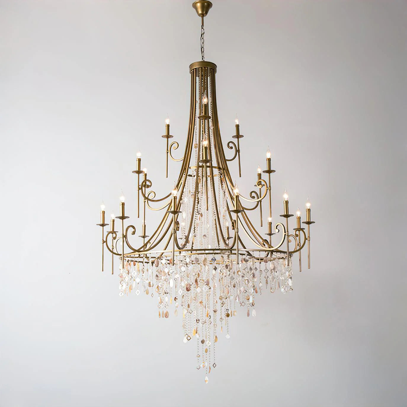 Crystal Cascade Chandelier