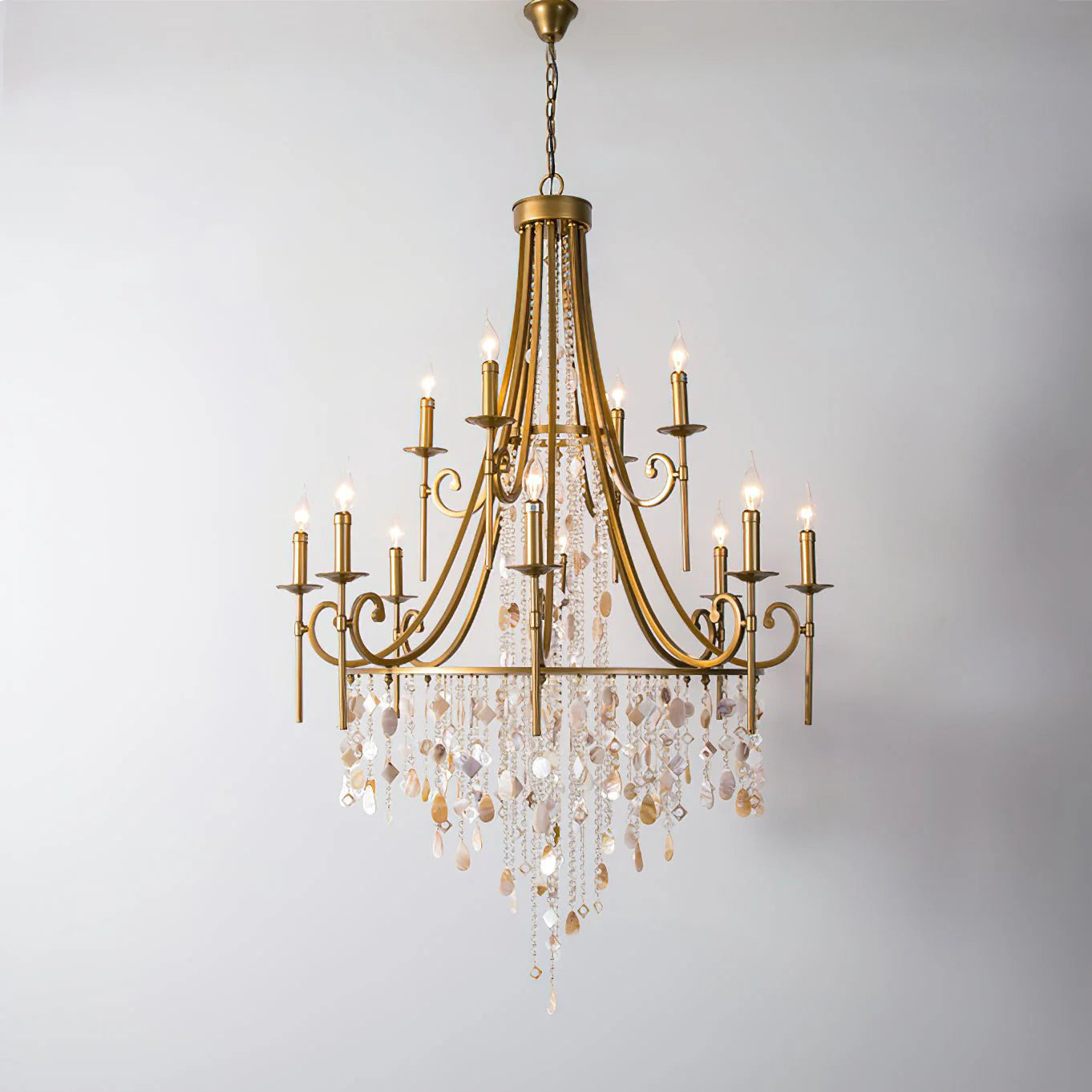 Crystal Cascade Chandelier
