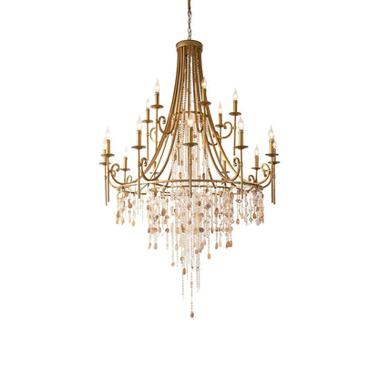 Crystal Cascade Chandelier