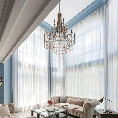 Crystal Cascade Chandelier