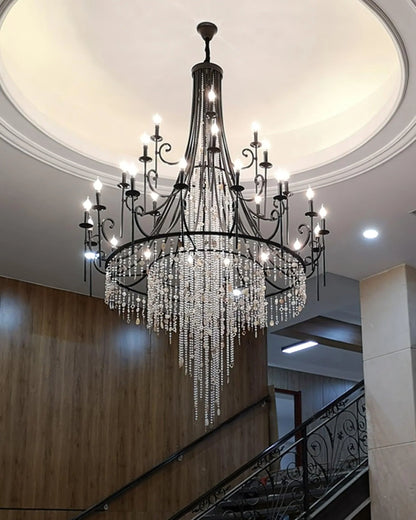 Crystal Cascade Chandelier