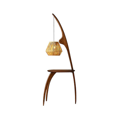 Curved Mantis Arm Floor Lamp